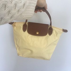 Authentic Yellow Small Longchamp Bag!!!!